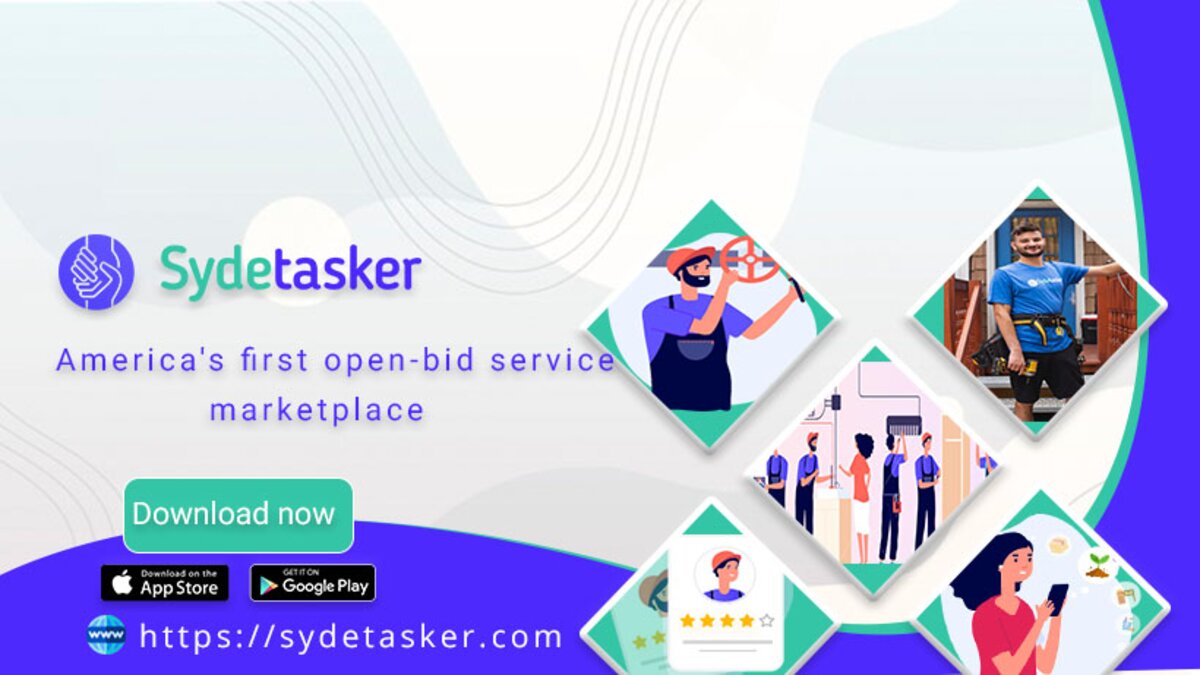 SydeTasker promotional cover graphic